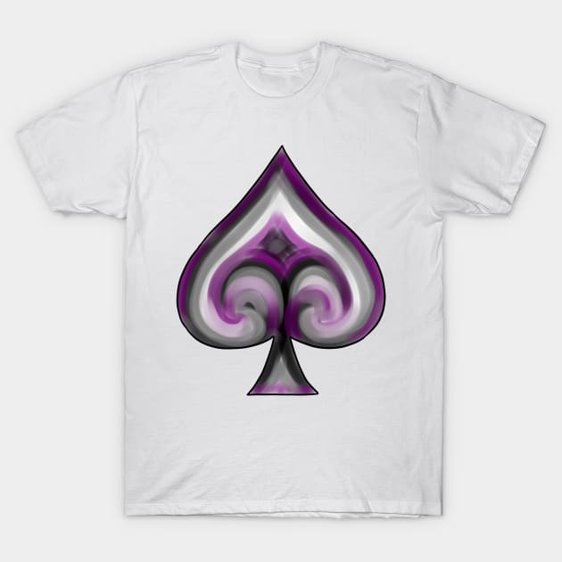 Proud Aces: Asexual T-Shirt by Bestiary Artistry